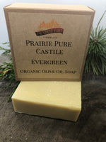 Evergreen Real Castile Organic Olive Oil Soap for Sensitive Skin - Dye Free - 100% Certified Organic Extra Virgin Olive Oil-1