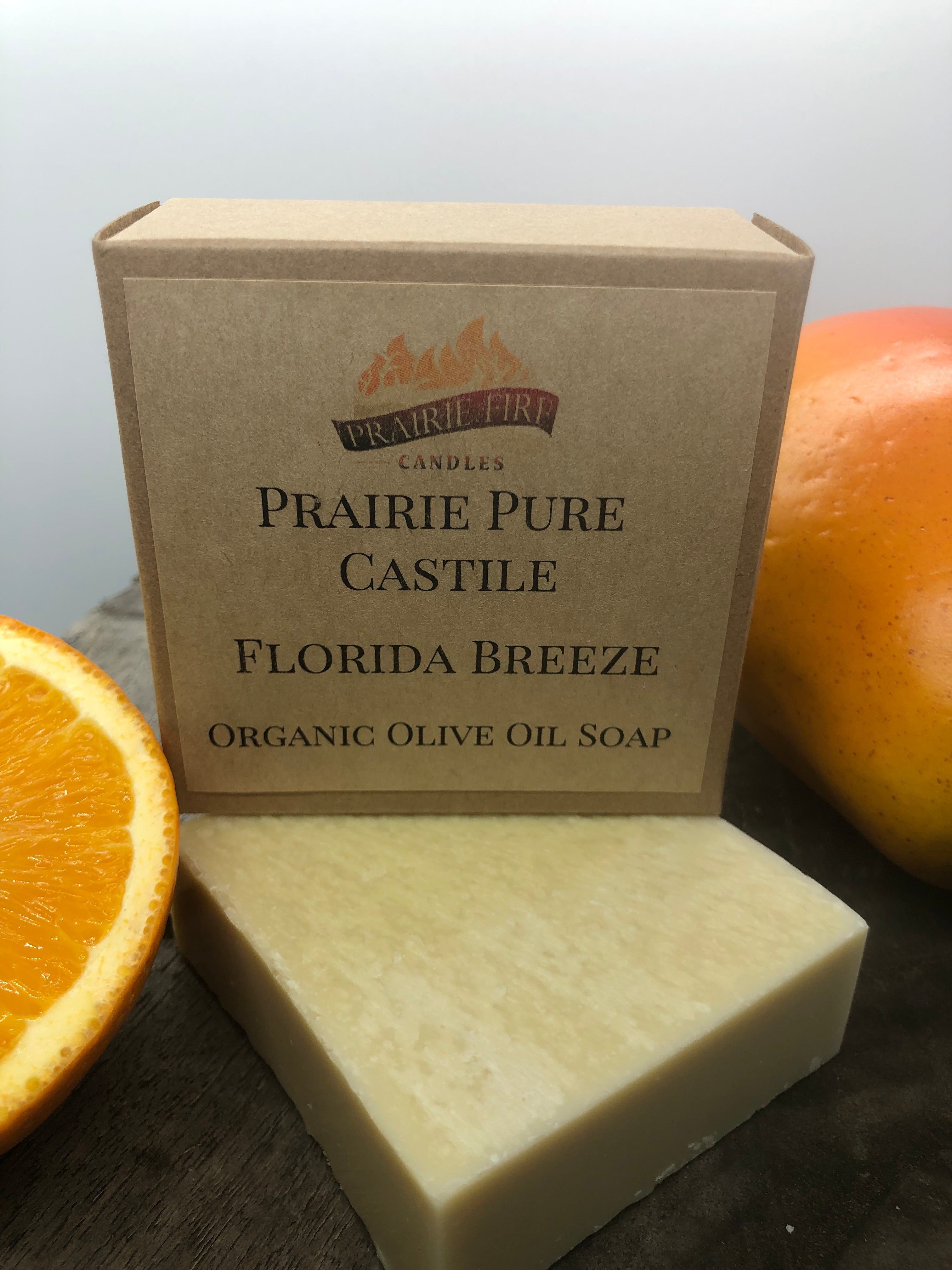 Florida Breeze Real Castile Organic Olive Oil Soap for Sensitive Skin - Dye Free - 100% Certified Organic Extra Virgin Olive Oil-0
