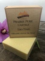 Tiki Time Real Castile Organic Olive Oil Soap for Sensitive Skin - Dye Free - 100% Certified Organic Extra Virgin Olive Oil-0