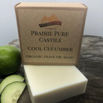 Cool Cucumber Real Castile Organic Olive Oil Soap for Sensitive Skin - Dye Free - 100% Certified Organic Extra Virgin Olive Oil-0