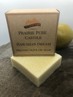 Hawaiian Dream Real Castile Organic Olive Oil Soap for Sensitive Skin - Dye Free - 100% Certified Organic Extra Virgin Olive Oil-3