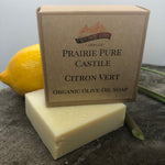 Citron Vert Real Castile Organic Olive Oil Soap for Sensitive Skin - Dye Free - 100% Certified Organic Extra Virgin Olive Oil-0