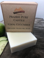 Cool Cucumber Real Castile Organic Olive Oil Soap for Sensitive Skin - Dye Free - 100% Certified Organic Extra Virgin Olive Oil-4