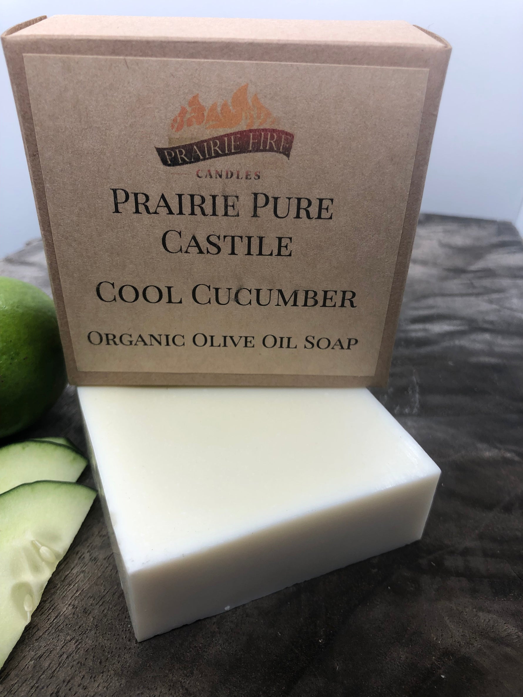 Cool Cucumber Real Castile Organic Olive Oil Soap for Sensitive Skin - Dye Free - 100% Certified Organic Extra Virgin Olive Oil-4