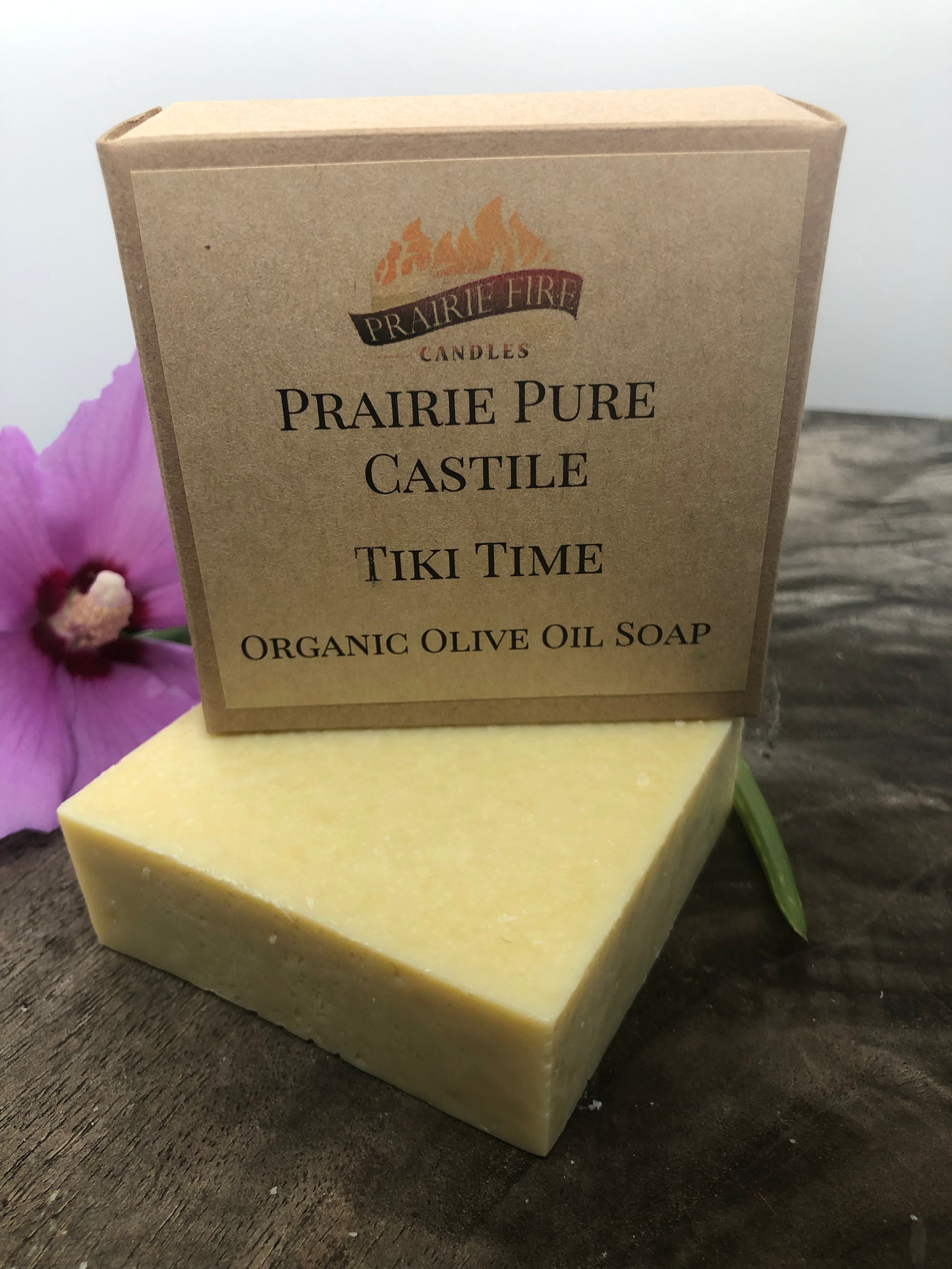 Tiki Time Real Castile Organic Olive Oil Soap for Sensitive Skin - Dye Free - 100% Certified Organic Extra Virgin Olive Oil-1