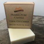 Cool Cucumber Real Castile Organic Olive Oil Soap for Sensitive Skin - Dye Free - 100% Certified Organic Extra Virgin Olive Oil-1