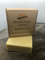 Hemingway Real Castile Organic Olive Oil Soap for Sensitive Skin - Dye Free - 100% Certified Organic Extra Virgin Olive Oil-1